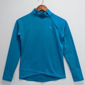 Athletic Works Girls Side Neck Zip Sweatshirt | Girls Size L